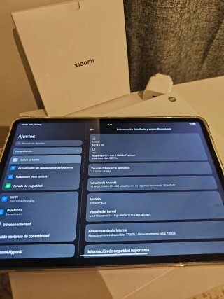 Xiaomi Pad 7 Gris 8GB RAM 128GB ROM 12 pulgadas.
