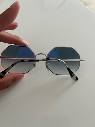 Gafas Ray-Ban Hexagonal Espejado Azul/Plata