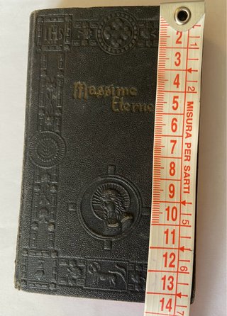 Libro religioso vintage Massime Eterne – 1941