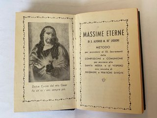 Libro religioso vintage Massime Eterne – 1941