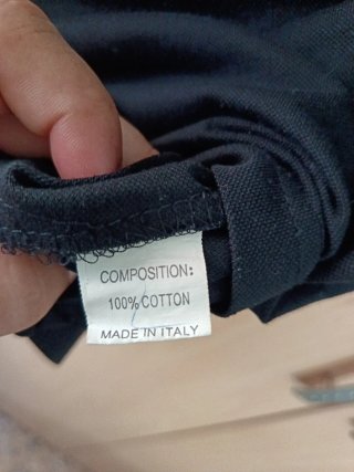 Polo Burberry Talla M Hombre Negro