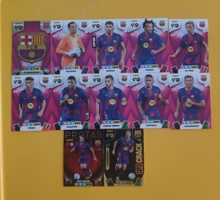 10 Cromos FC Barcelona. Adrenalyn XL 2025-26