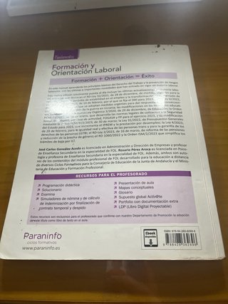 Formación y orientación laboral. Fundamentos 4....