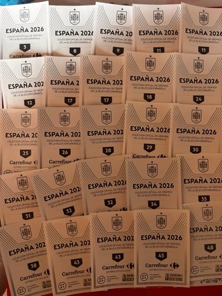 Cromos Panini Selección Española Carrefour