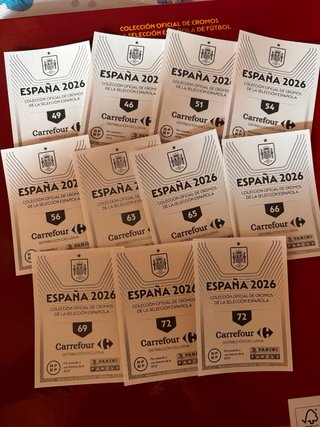 Cromos Panini Selección Española Carrefour