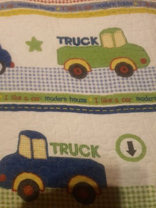 Colcha/Manta 2 caras Infantil y azul cama 1.05