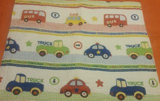 Colcha/Manta 2 caras Infantil y azul cama 1.05