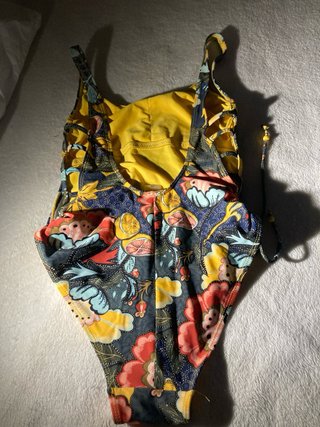 Bañador estampado floral talla única