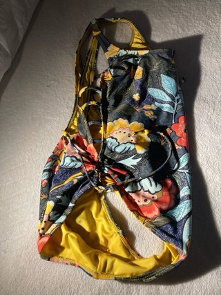 Bañador estampado floral talla única