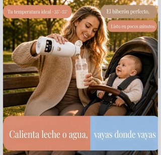 Calienta Biberones Portátil Jolly Mino Nuevo