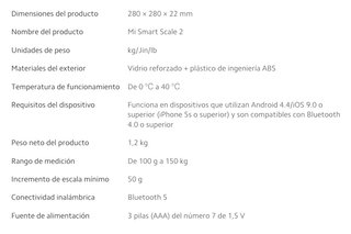 Báscula Xiaomi Mi Smart Scale 2