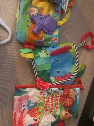 Lote Juguetes Bebé Peluche Libro Actividades