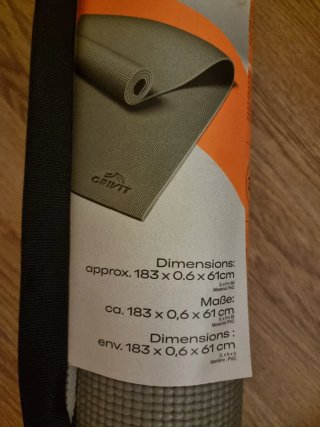 Esterilla Yoga/Pilates Gris