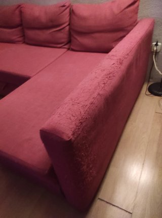 Sofá Cheslong Fucsia Ikea