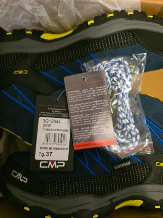 Scarpe trekking CMP blu/giallo