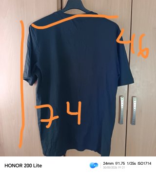Camiseta Adidas Negra Logo Azul