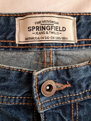 Bermudas vaqueras Springfield Talla W34
