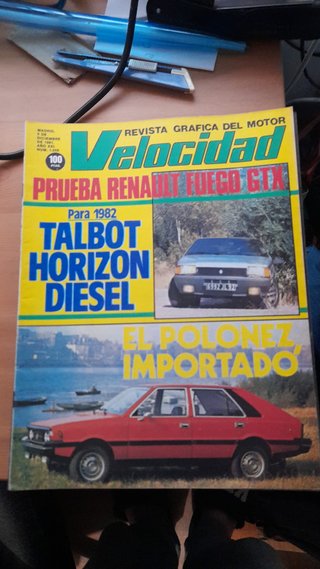 Revista Velocidad año 1981