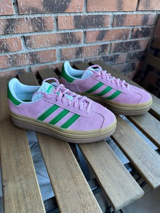 Adidas Gazelle Rosa y Verde