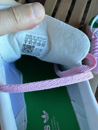 Adidas Gazelle Rosa y Verde