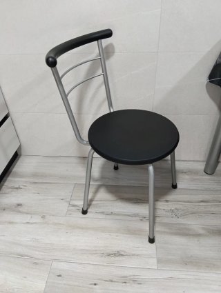Mesa extensible de cocina con 2 sillas
