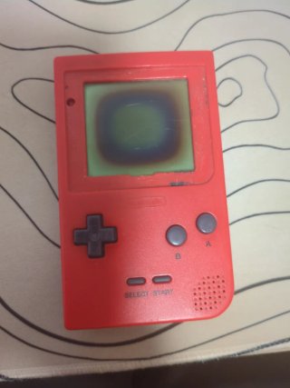 Game Boy Pocket Rossa + Tetris Originale Nintendo