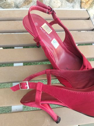 Sandalias Mllcshoes Talla 37 Rojas Vestir