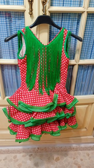 Traje Flamenca Niña 4-5 Años