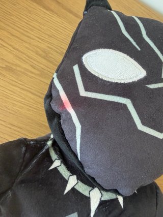 Peluche Black Panther Marvel Primark con luci