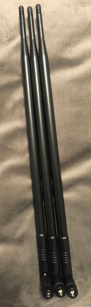 3 Antenas Omnidireccionales Router
