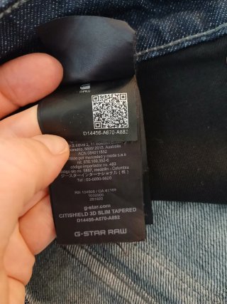 Vaqueros G-Star RAW encerrados. Talla W33/L32