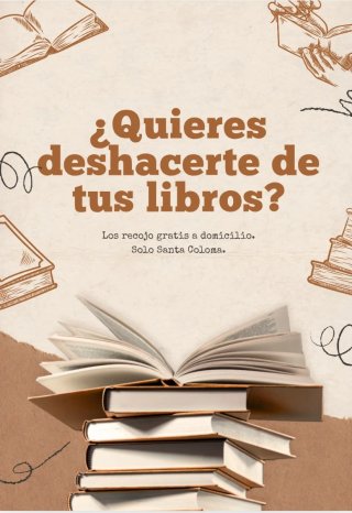 Recojo libros a domicilio.