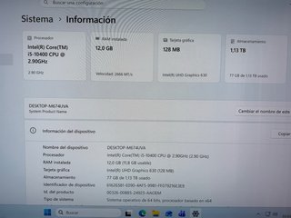 Computer desktop Intel Core i5-10400 Windows 11