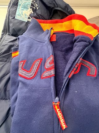 Conjunto Padel Chaleco y Sudadera Azul