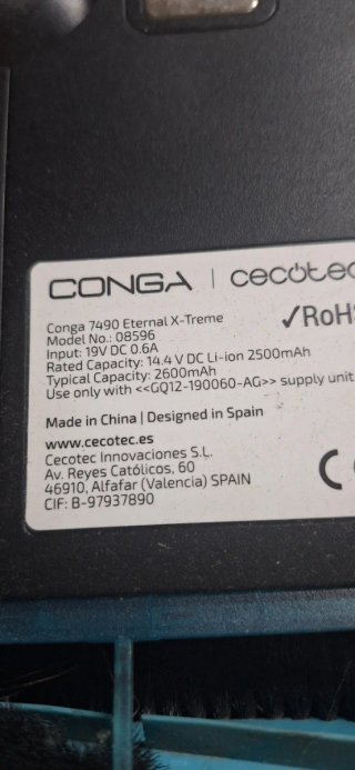 Robot Aspirapolvere Cecotec Conga 7490 Eternal