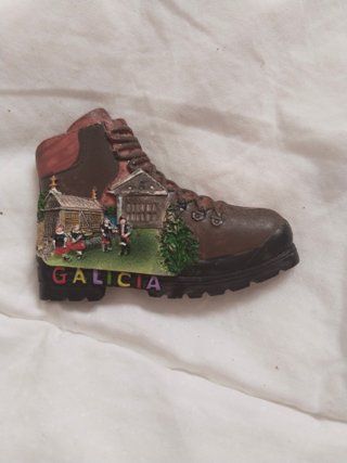 Imán de zapato de senderismo Galicia
