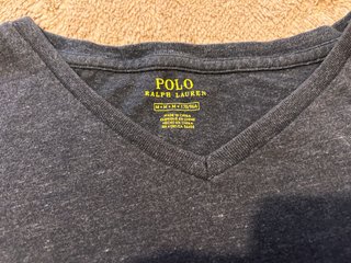 Camiseta Polo Ralph Lauren V-Neck Gris M