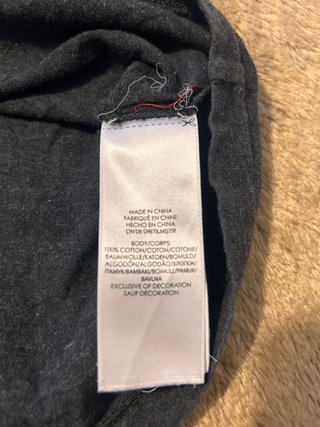 Camiseta Polo Ralph Lauren V-Neck Gris M