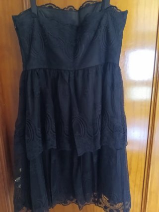 Vestido Negro Encaje Penelope & Monica Cruz