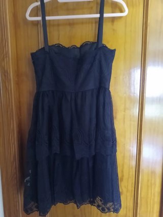 Vestido Negro Encaje Penelope & Monica Cruz