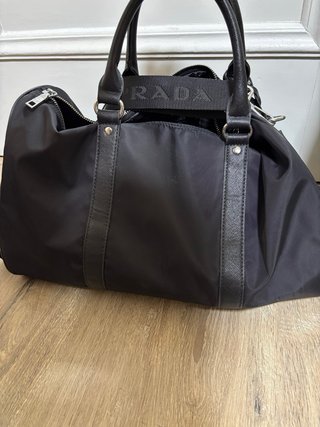 Bolso Bolsa de Viaje Prada Nylon Negro