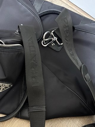 Bolso Bolsa de Viaje Prada Nylon Negro