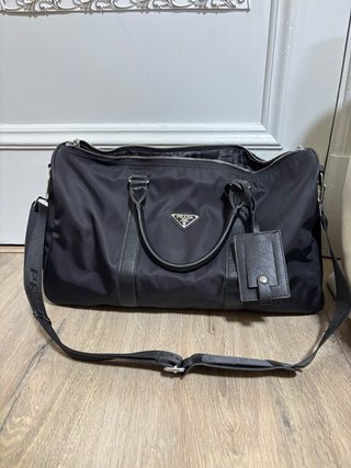 Bolso Bolsa de Viaje Prada Nylon Negro