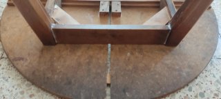 Mesa camilla redonda madera 95 cm