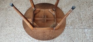 Mesa camilla redonda madera 95 cm