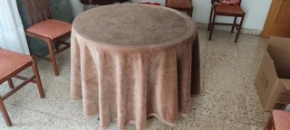 Mesa camilla redonda madera 95 cm