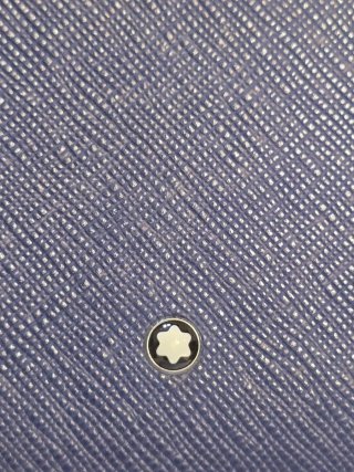 Cartera Montblanc Sartorial 6cc Azul