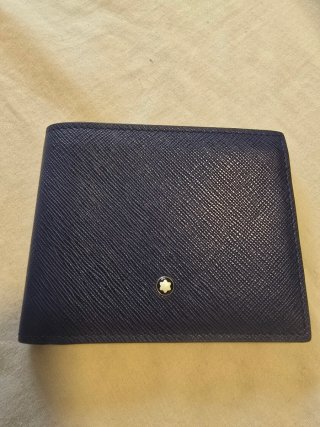 Cartera Montblanc Sartorial 6cc Azul