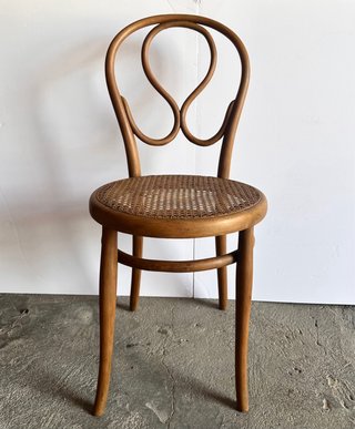 4 Cadeiras Thonet Originais Madeira Rattan