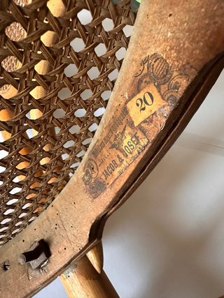 4 Cadeiras Thonet Originais Madeira Rattan